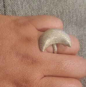 Moon ring silver 925
